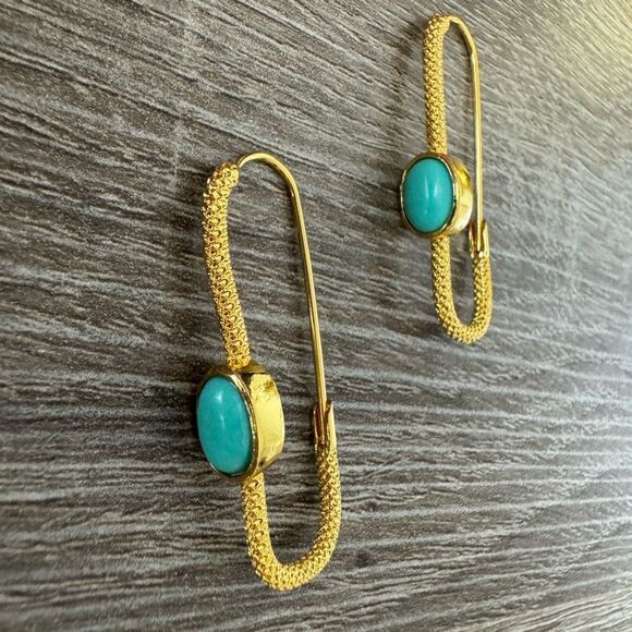 Vintage style hoop earring N509 - Picture 3 of 5